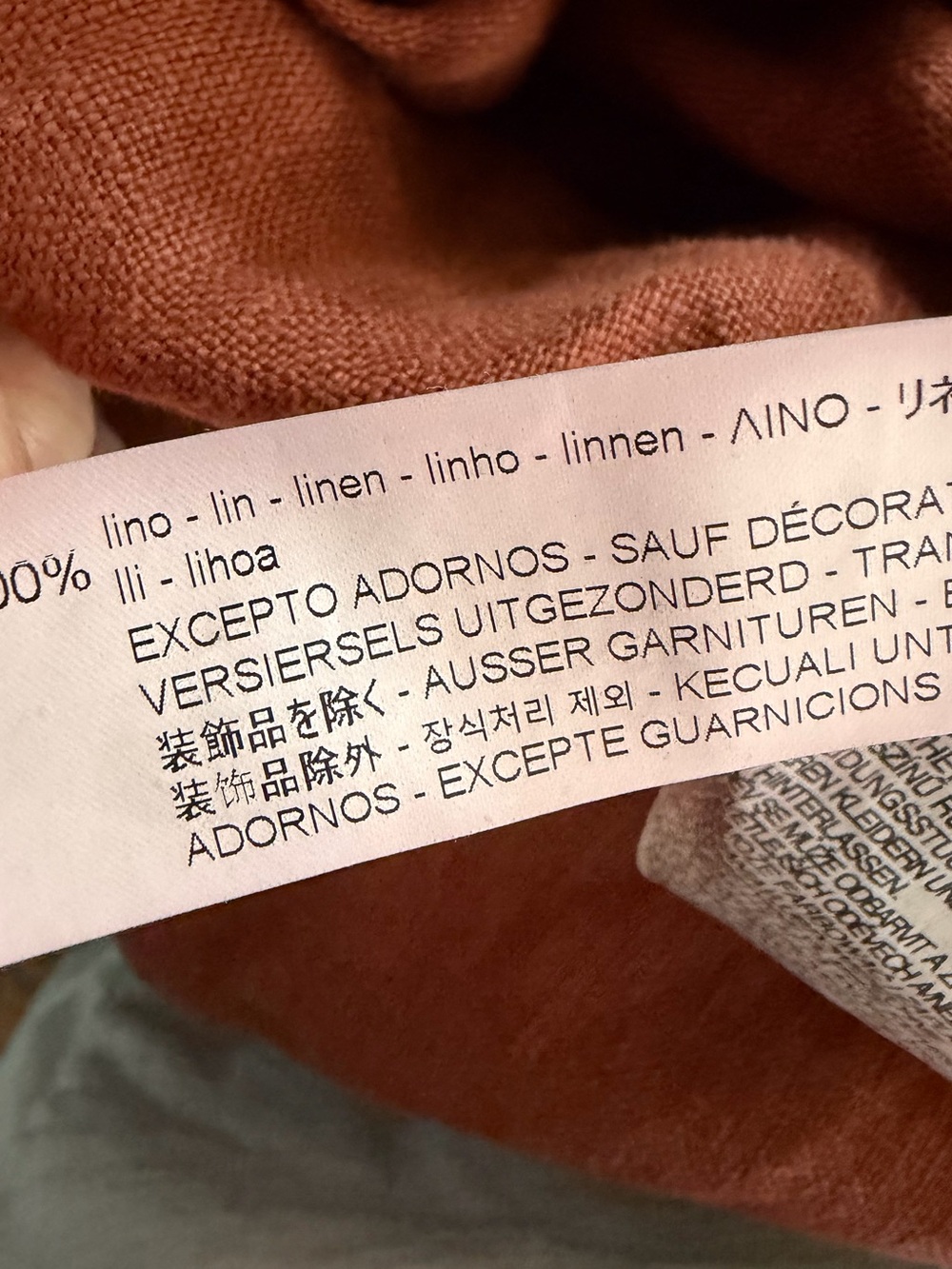 Zara Linen Midi Gold Detail - Picture 13 of 13